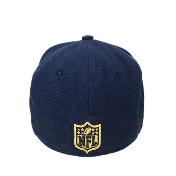 New Era - NFL Denver Broncos Snapback Hat - Navy Blue - Inner Embroidery -6 5/8" - Picture 4 of 8